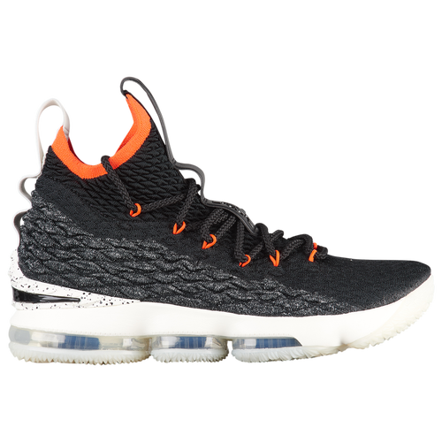 Nike LeBron 15 - Men's - Basketball - Shoes - Lebron James - Black/Sail ...