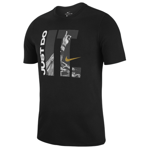 Nike Just Do It T-Shirt - Men's - Basketball - Clothing - Black