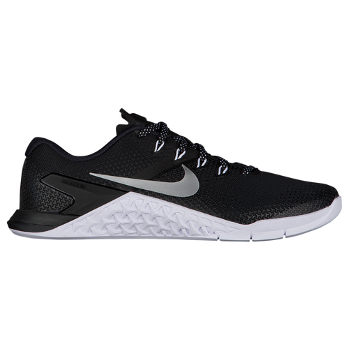 Nike Metcon 4 - Women's - Training - Shoes - Black/White/Metallic Silver