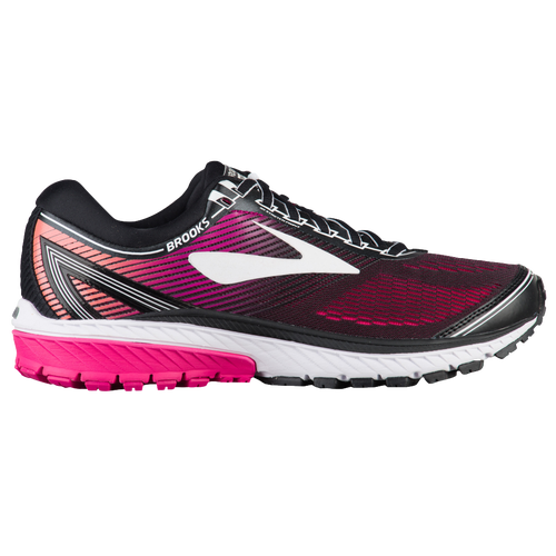 Brooks Ghost 10 - Women's - Running - Shoes - Black/Pink Peacock/Living ...