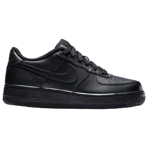 Nike Air Force 1 Low - Boys' Grade School - Basketball - Shoes - Black ...