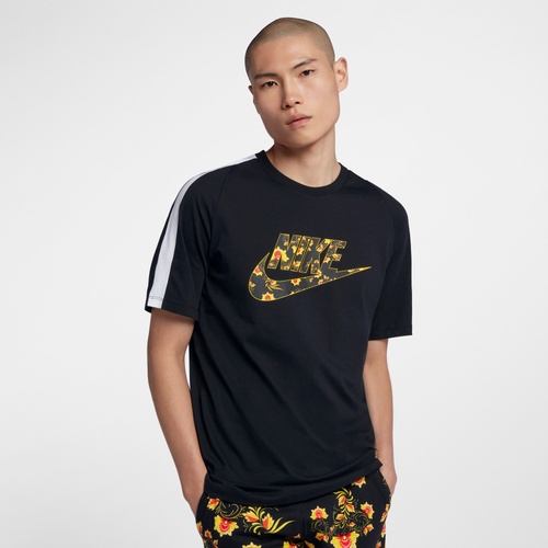 Nike Russian Floral Futura T-Shirt - Men's - Casual - Clothing - Black