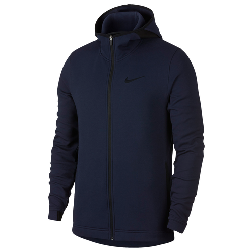 Nike Showtime F/Z Hoodie - Men's - Basketball - Clothing - College Navy