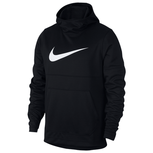 mens black and white nike hoodie