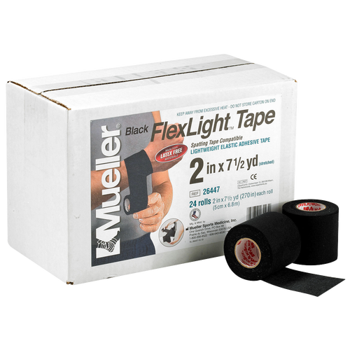 Mueller FlexLight Spatting Tape For All Sports Sport Equipment Black