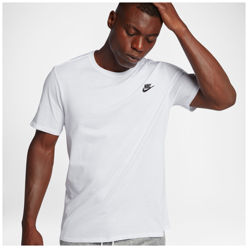 mens black and white nike t shirt