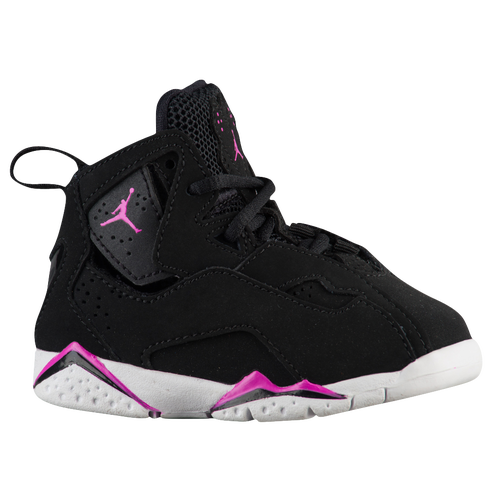 Jordan True Flight Girls' Toddler Basketball Shoes Black