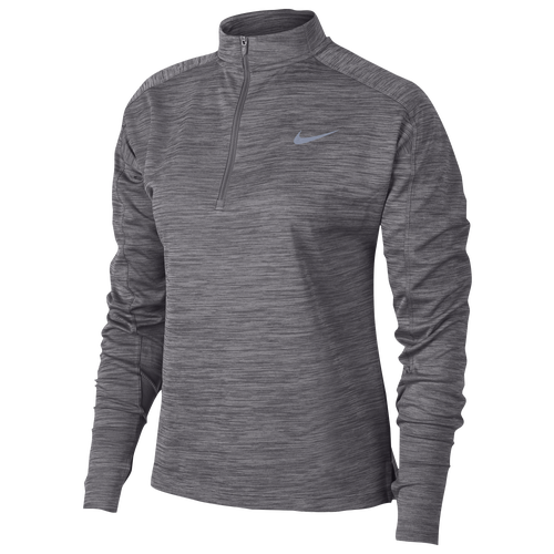 nike running pacer half zip sweat in grey