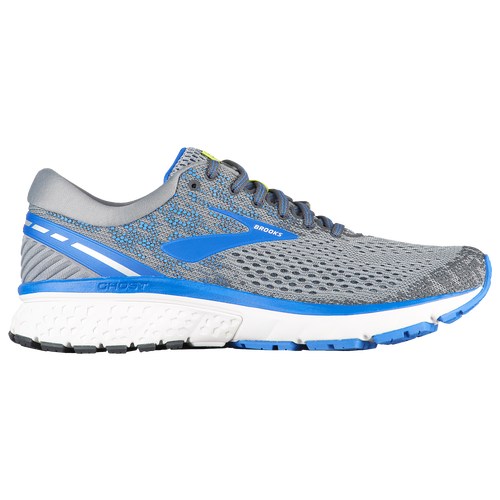Brooks Ghost 11 - Men's - Running - Shoes - Grey/Blue/Silver