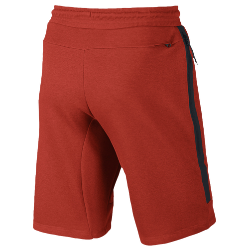 Nike Tech Fleece Shorts - Men's - Casual - Clothing - Light Crimson/Black