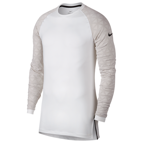 Nike Pro Therma Utility L/S Top - Men's - Training - Clothing - White ...