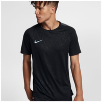 Men's Soccer T-Shirts | Eastbay.com Nike Breathe Squad Short Sleeve Top - Men's - Black / Grey