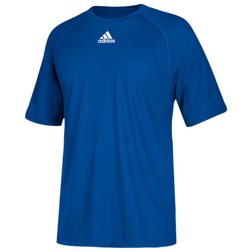 adidas Team Climalite Short Sleeve TShirt Men's For All Sports Clothing Collegiate Royal