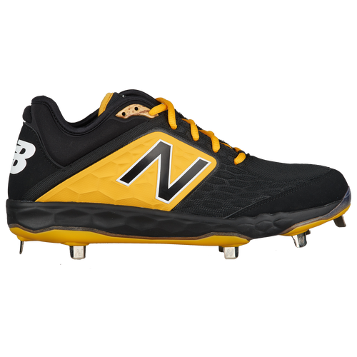 New Balance 3000v4 Metal Low - Men's - Baseball - Shoes - Black/Yellow