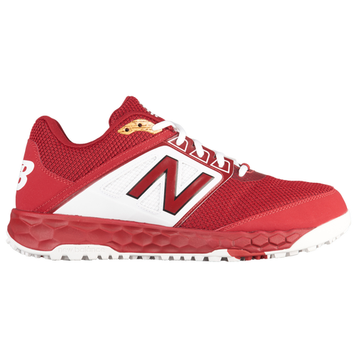 New Balance 3000v4 Turf - Men's - Baseball - Shoes - Crimson/White