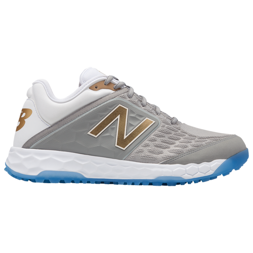 New Balance 3000v4 LE Turf - Men's - Baseball - Shoes - Silver/White/Gold