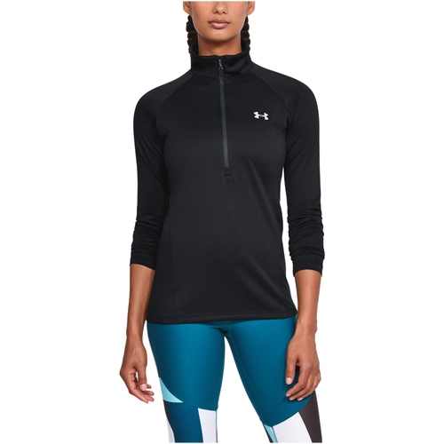 Under Armour Tech 1/2 Zip - Women's - Running - Clothing - Black/Black ...