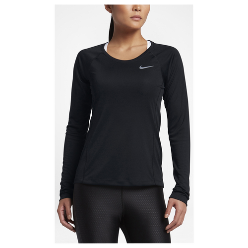 Nike Dri-FIT Miler Long Sleeve T-Shirt - Women's - Running - Clothing ...