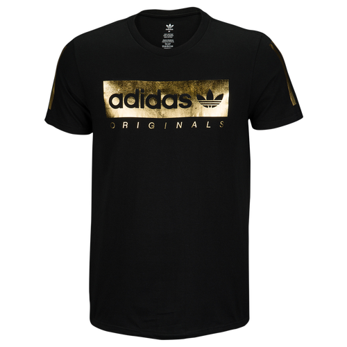 adidas gold logo t shirt