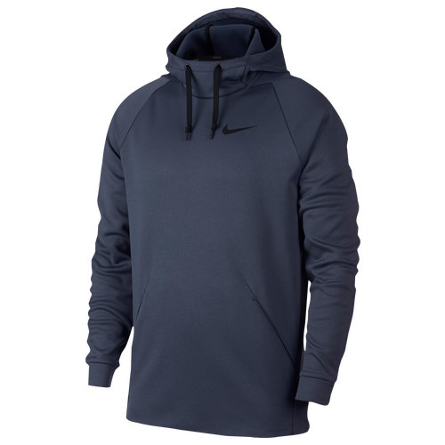 Nike Therma Hoodie - Men's - Training - Clothing - Thunder Blue/Black