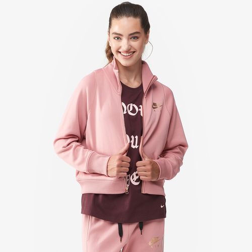 nike rose gold metallic pants