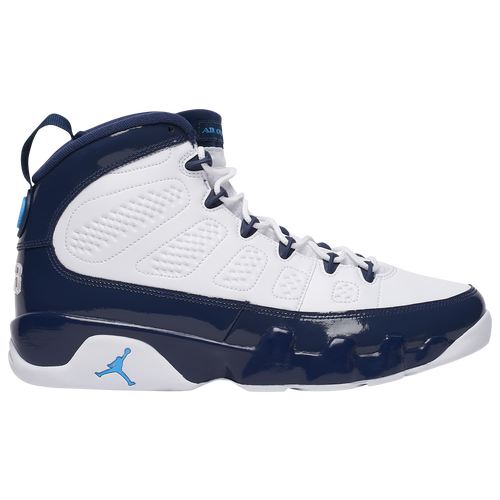 Jordan Retro 9 - Men's - Basketball - Shoes - White/University Blue ...