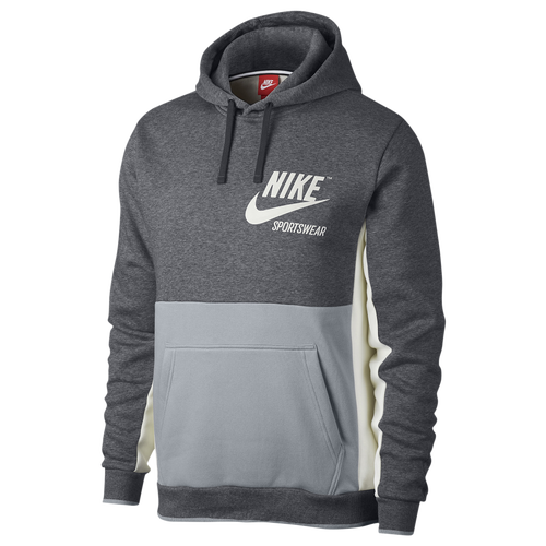 Nike Archive Pullover Hoodie - Men's - Casual - Clothing - Carbon ...