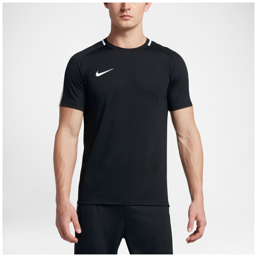 Nike Academy Short Sleeve Top - Men's - Soccer - Clothing - Black/White
