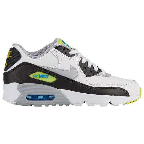 Nike Air Max 90 - Boys' Grade School - Casual - Shoes - White/Wolf Grey ...