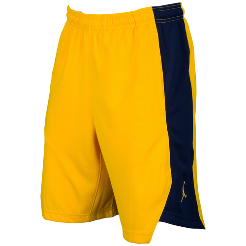 Jordan College Practice Shorts Men's Clothing Marquette Golden