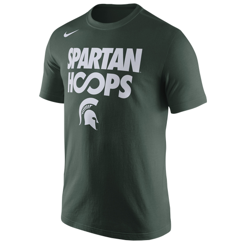 Nike College Basketball Hoops All Day TShirt Men's Clothing Michigan State Spartans Pro