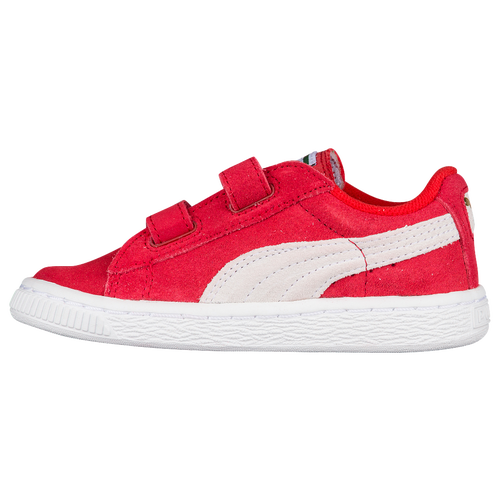 PUMA Suede Classic - Boys' Toddler - Casual - Shoes - High Risk Red/White