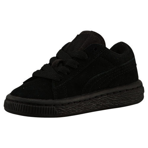 PUMA Suede Classic - Boys' Toddler - Casual - Shoes - Black/Silver