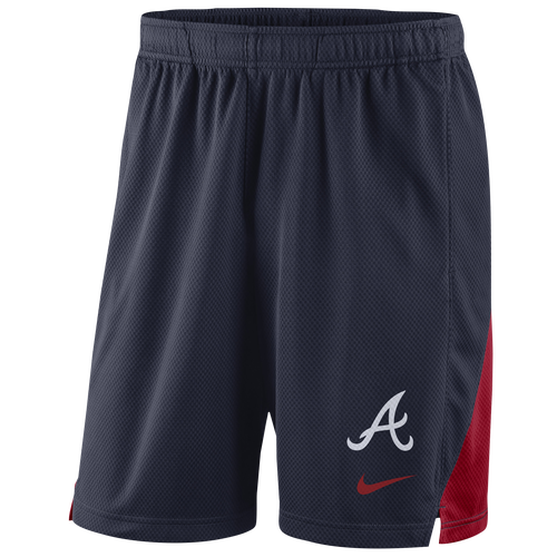 Nike MLB Franchise Knit Shorts - Men's - Clothing - Atlanta Braves - Navy