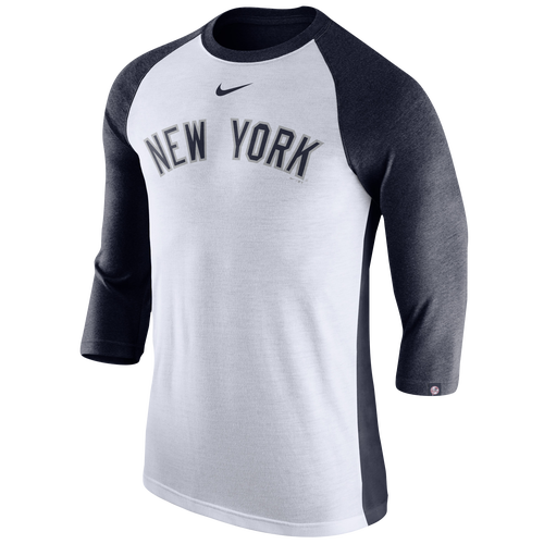 Nike MLB 3/4 Raglan T-Shirt - Men's - Clothing - New York Yankees - Multi