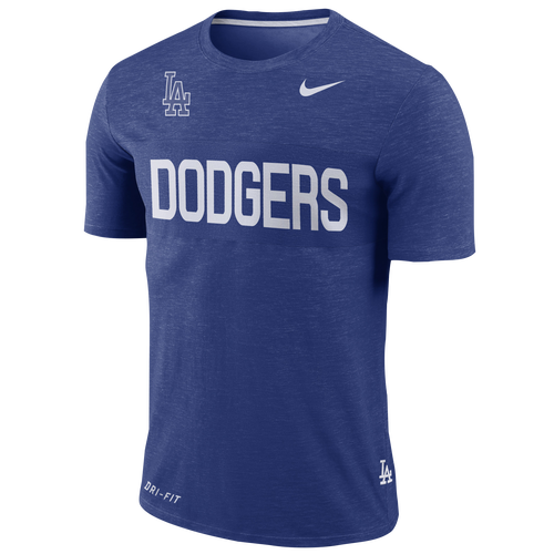Nike MLB Dri-FIT Slub Stripe T-Shirt - Men's - Clothing - Los Angeles ...