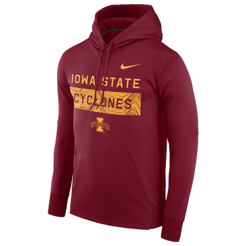 Nike College Sideline Therma Coaches Hoodie Men's Clothing Iowa