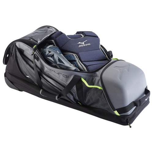 Mizuno Samurai Catcher's Wheel Bag Baseball Sport Equipment Charcoal
