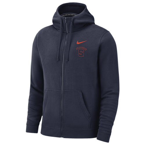 Nike College Team Club Full-Zip Hoodie - Men's - Clothing - Syracuse ...