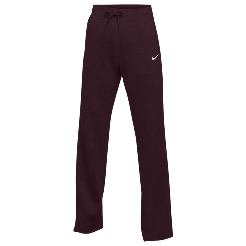 white nike fleece pants