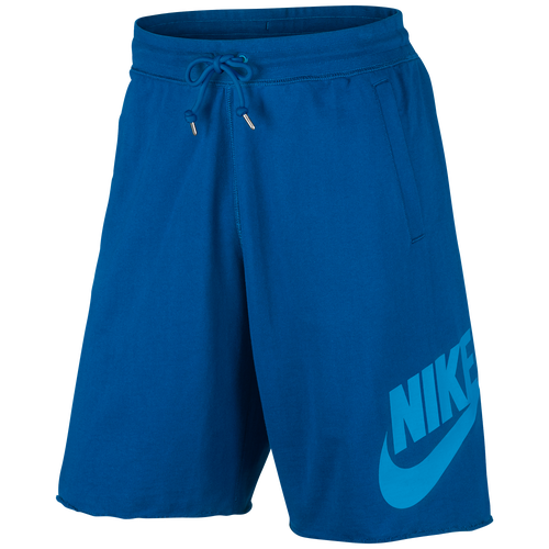 university blue shorts nike