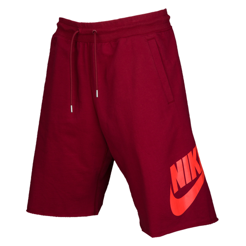 nike alumni shorts red