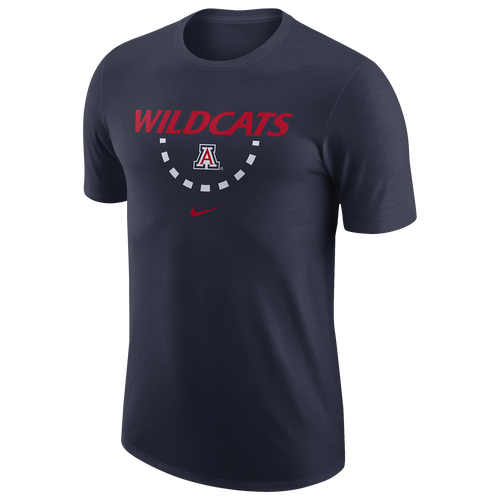 Nike College Team Cotton T-Shirt - Men's - Clothing - Arizona Wildcats ...