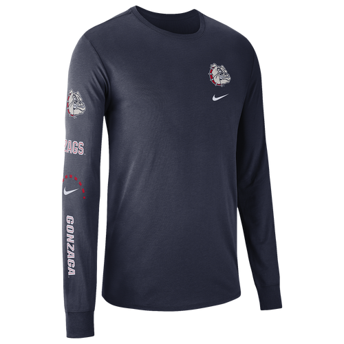 Nike College DF Cotton L/S Elevate T-Shirt - Men's - Clothing - Gonzaga ...