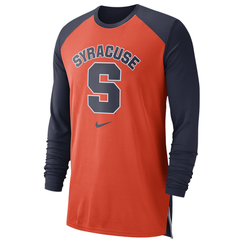 Nike College L/S Breathe Shooter Shirt - Men's - Clothing - Syracuse ...