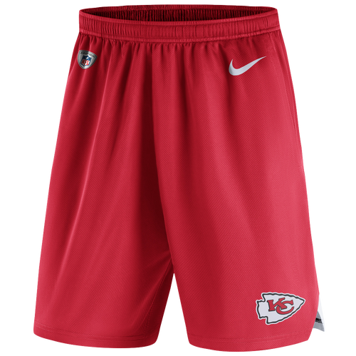 Nike NFL Knit Shorts Men's Clothing Kansas City Chiefs Red