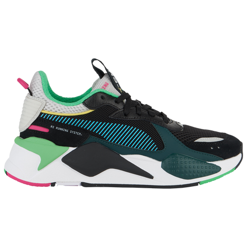 PUMA RS-X - Boys' Grade School - Casual - Shoes - Black/Blue Atoll