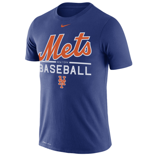 Nike MLB Practice T-Shirt - Men's - Clothing - New York Mets - Royal