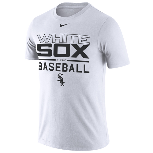 Nike MLB Practice T-Shirt - Men's - Clothing - Chicago White Sox - White