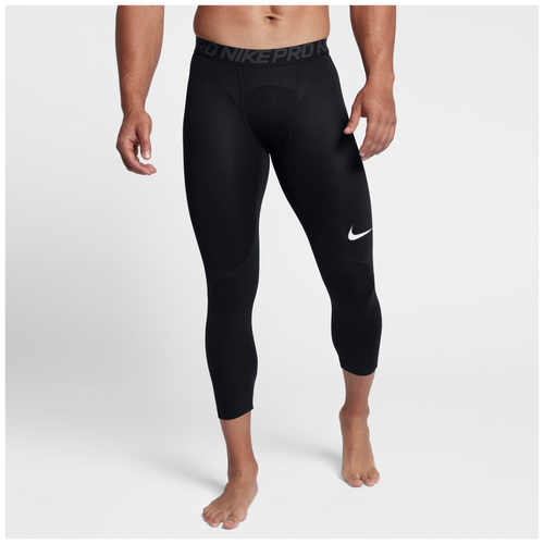 Nike Pro 3/4 Compression Tights - Men's - Training - Clothing - Black ...